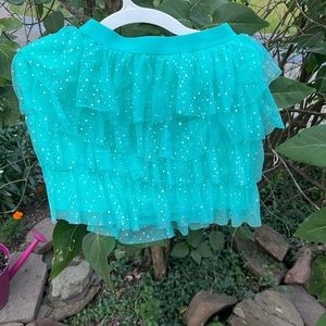 Place Girls turquoise skirt